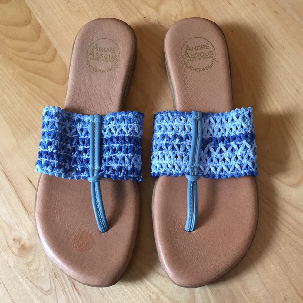 ANDRE ASSOUS | Nice Stretch Woven Featherweights Sandal